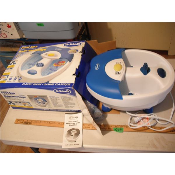 Dr. Scholls foot spa