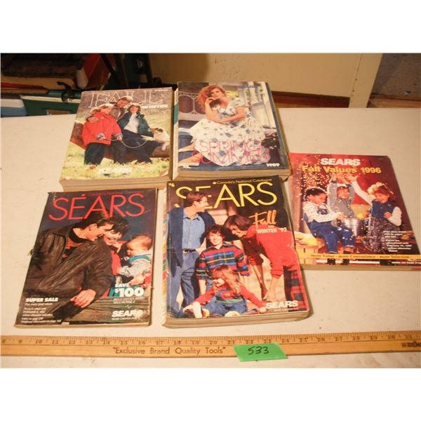 5 Sears catalogues