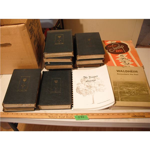 Waldheim history book, encyclopedias, etc.