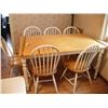 Image 1 : dining table & 6 chairs - 5ft x 3ft