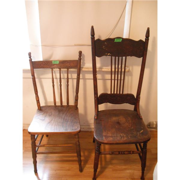 2 vintage chairs