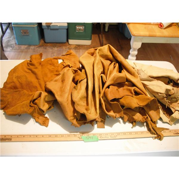 lot of hide/leather
