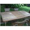 Image 4 : dining table and 7 chairs. Table is 6ft with 2 leaves in