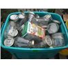 Image 2 : pallet of bottles, jars, skates, croquet set, etc.