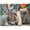Image 6 : pallet of bottles, jars, skates, croquet set, etc.