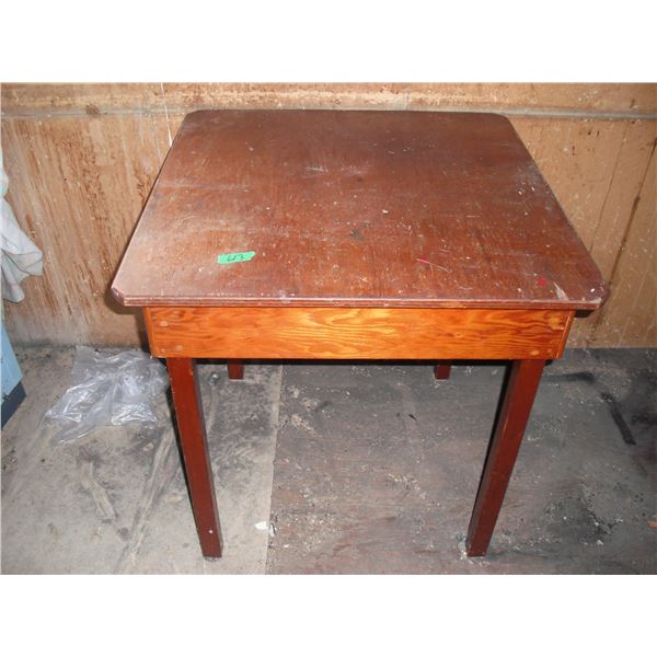 vintage wooden table - 29 W