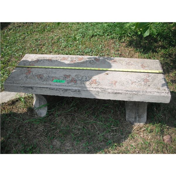 concrete bench - 38.5 x15 