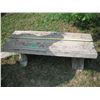 Image 1 : concrete bench - 38.5"x15"