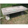 Image 5 : concrete bench - 38.5"x15"