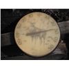 Image 3 : vintage wooden bench with deer thermometer