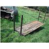 Image 1 : sleigh frame with skis - 123" from back to hitch