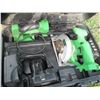 Image 4 : 2x Superior cordless tool sets - circular saw, drill, flashlight, batteries and charger
