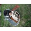 Image 1 : galvanized tub with crosscut saw, mirror, hedge trimmer, etc.
