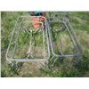 Image 2 : 3 patio tables (no glass/top) w/ saws and garden items