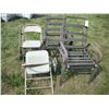 Image 1 : lot of folding chairs and patio chairs