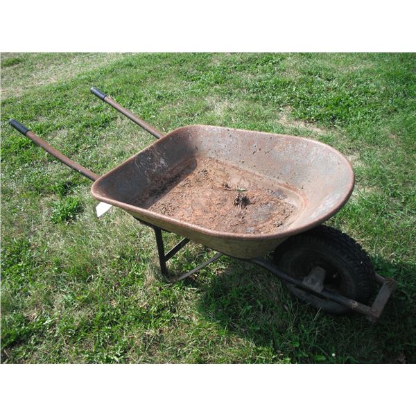 wheelbarrow - tire looks new