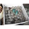 Image 2 : lot of glass jugs, insulators, clothes ringer, etc.
