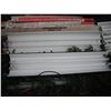 Image 6 : lot of halogen bulbs, light fixtures and 3 bay stainless steel sink