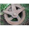 Image 3 : vintage steel pulley and crosscut saw