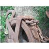 Image 4 : vintage steel pulley and crosscut saw