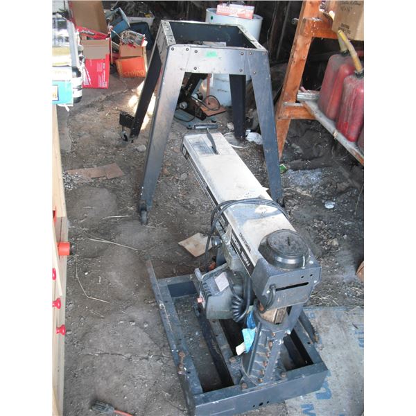 Craftsman radial saw with stand