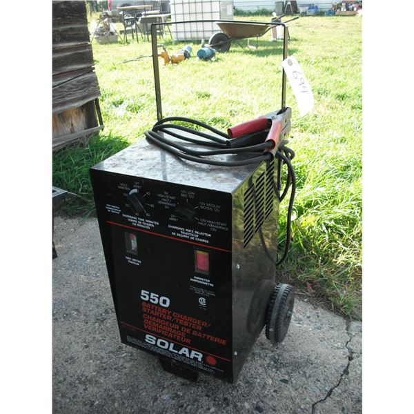 Solar 550 battery charger/starter/tester