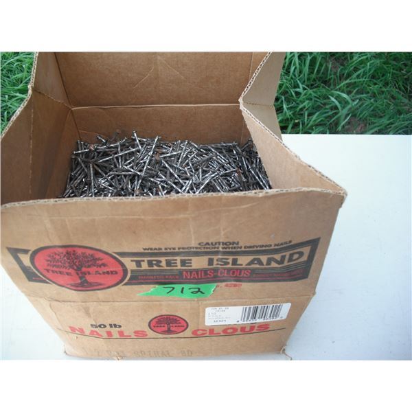 box of 2-1/2  spiral nails
