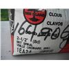 Image 2 : box of 2-1/2" spiral nails