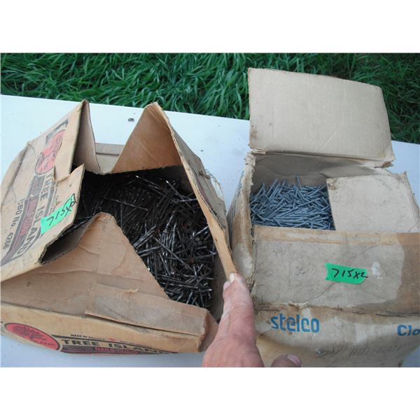 2 boxes of nails