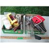 Image 1 : assorted tools - saws, saw guide, etc.