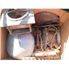 Image 4 : pallet lot - vintage bottles, horse bits, etc.