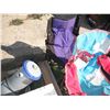 Image 6 : pallet lot - Swift Canadian Co. Crate, vintage wrench, camping chairs, etc.