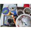 Image 2 : assorted screws, nails, hardware, etc.