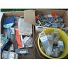 Image 2 : assorted screws, hinges, hardware, etc.