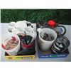 Image 1 : assorted screws, bolts, pins, joiner bisuits, etc.