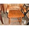 Image 3 : vintage wooden rocking chair
