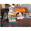 Image 4 : vintage Kenmore sewing maching with table & many accessories