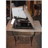 Image 1 : vintage singer sewing machine with cast iron base and accessories