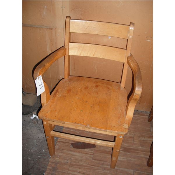 vintage wooden chair