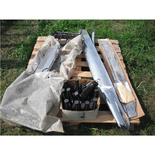 pallet lot - gmc grill parts, 2 stroke metal treatment oil