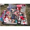 Image 1 : pallet lot - christmas decorations and supplies