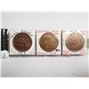 Image 1 : Three Calgary Stampede Trade Dollars 1963, 66, 69