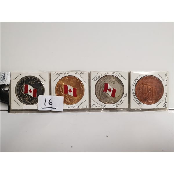 1964 Canada Flag Medals