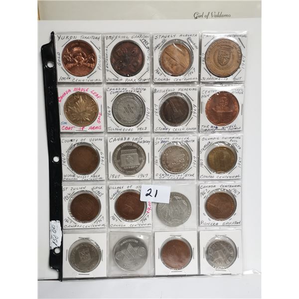 20 Seldom Seen Tokens, Lot 1
