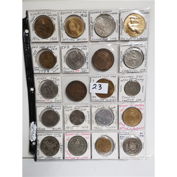 20 Seldom Seen Tokens, Lot 3