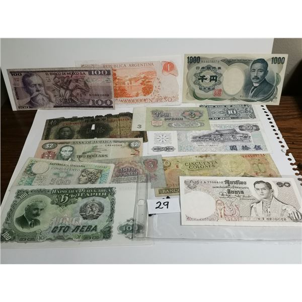 Lot of Foreign Bills