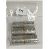 Image 1 : Three Full Rolls of 1973 RCMP 25 cents