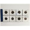 Image 1 : 8 U.S. Indian Head Pennies, all from the 1800's