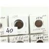 Image 3 : 8 U.S. Indian Head Pennies, all from the 1800's