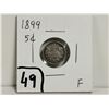 Image 1 : 1899 Silver 5 cent coin